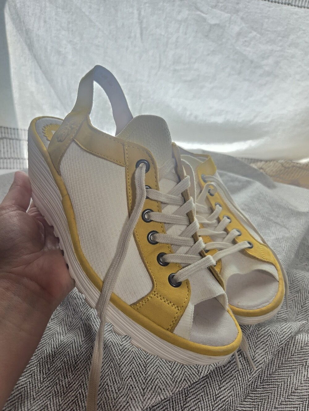 Fly London - Laced Wedge Sandals